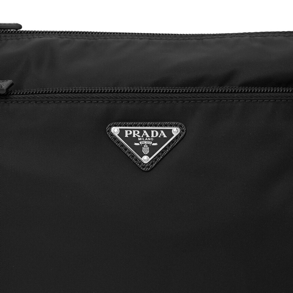 Prada Logo Nylon Shoulder Bag Re - Picture 9 of 10